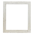 Americana Wood Framed Large Rectangular Wall Mirror