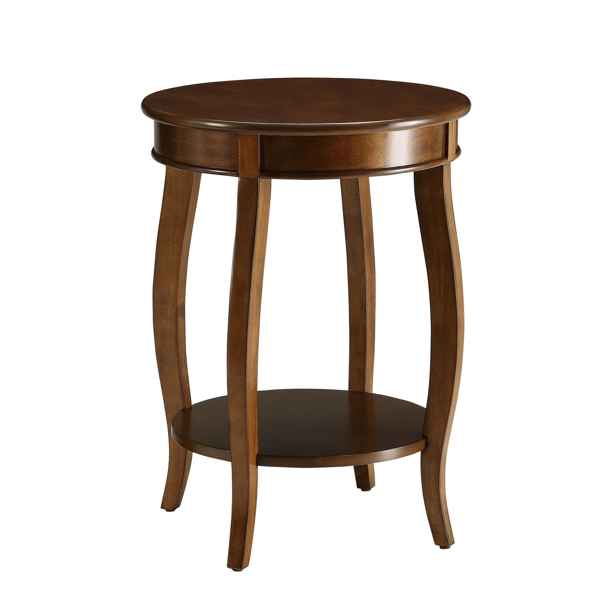 Amiable Side Table Walnut Brown