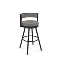 Amisco Eller Metal Armless Swivel Stool