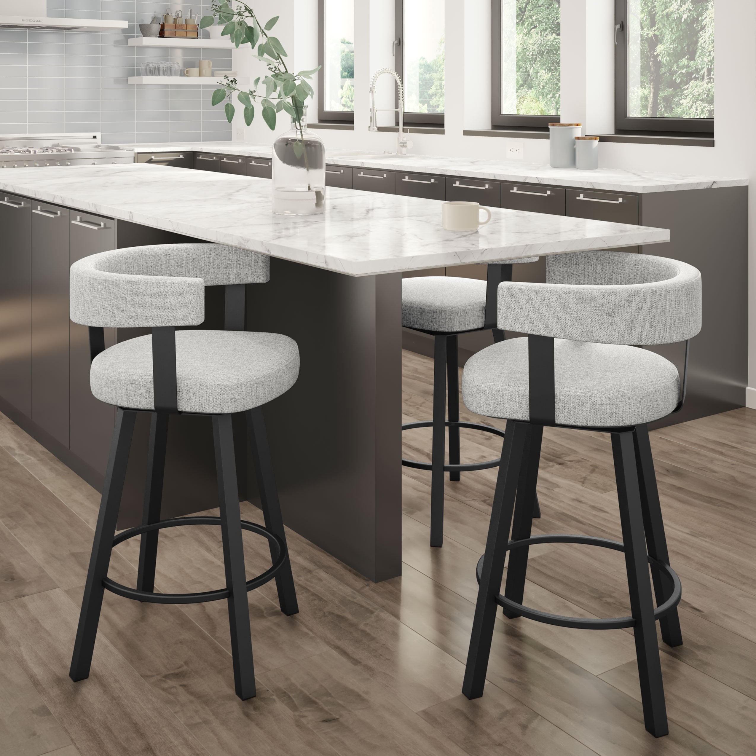 Amisco Parker Swivel Stool