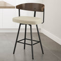 Carbon Loft Simpson Swivel Metal Stool