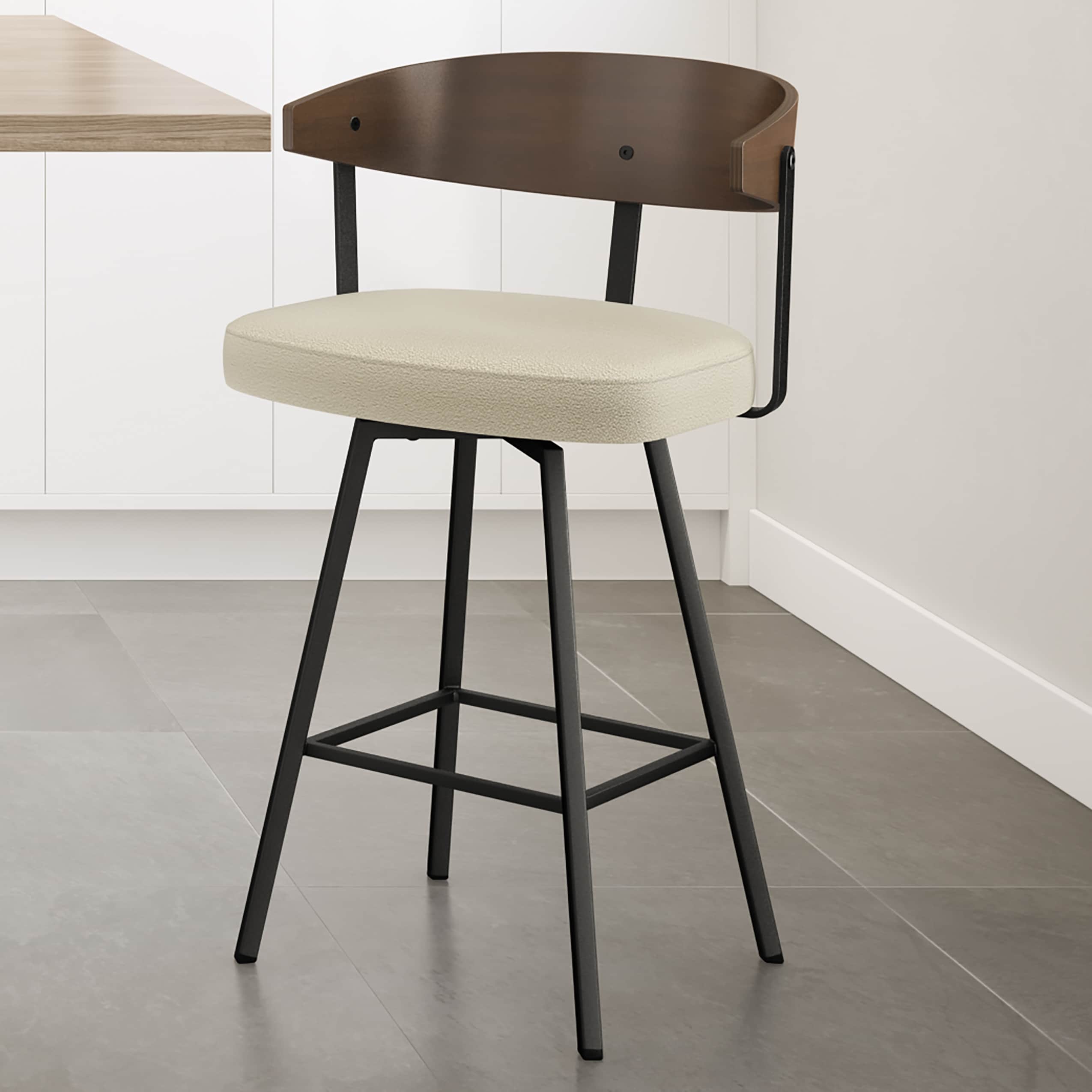 Carbon Loft Simpson Swivel Metal Stool
