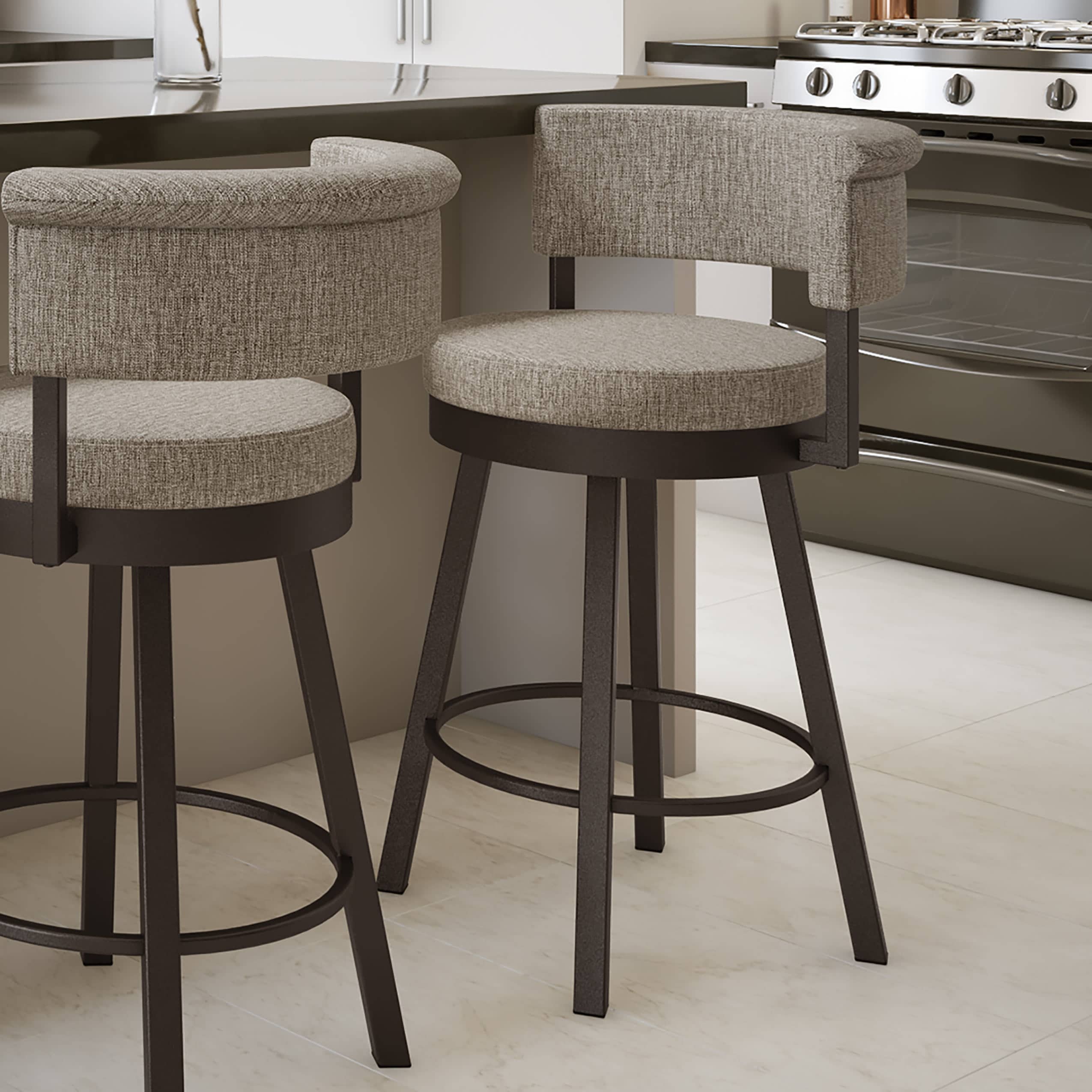 Strick Bolton Morris Swivel Metal Counter Stool