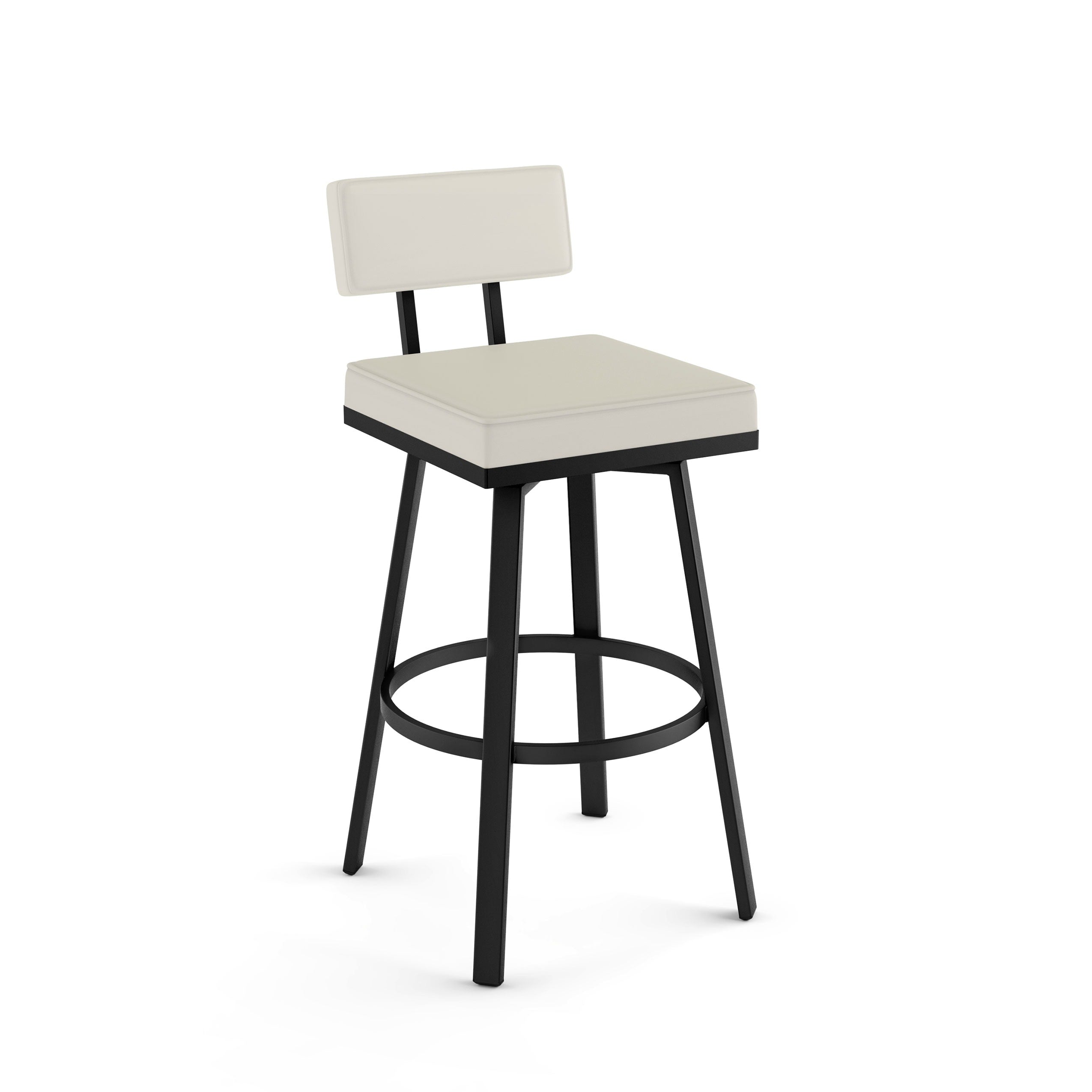 Amisco Staten Counter Swivel Metal Stool 26 Inch