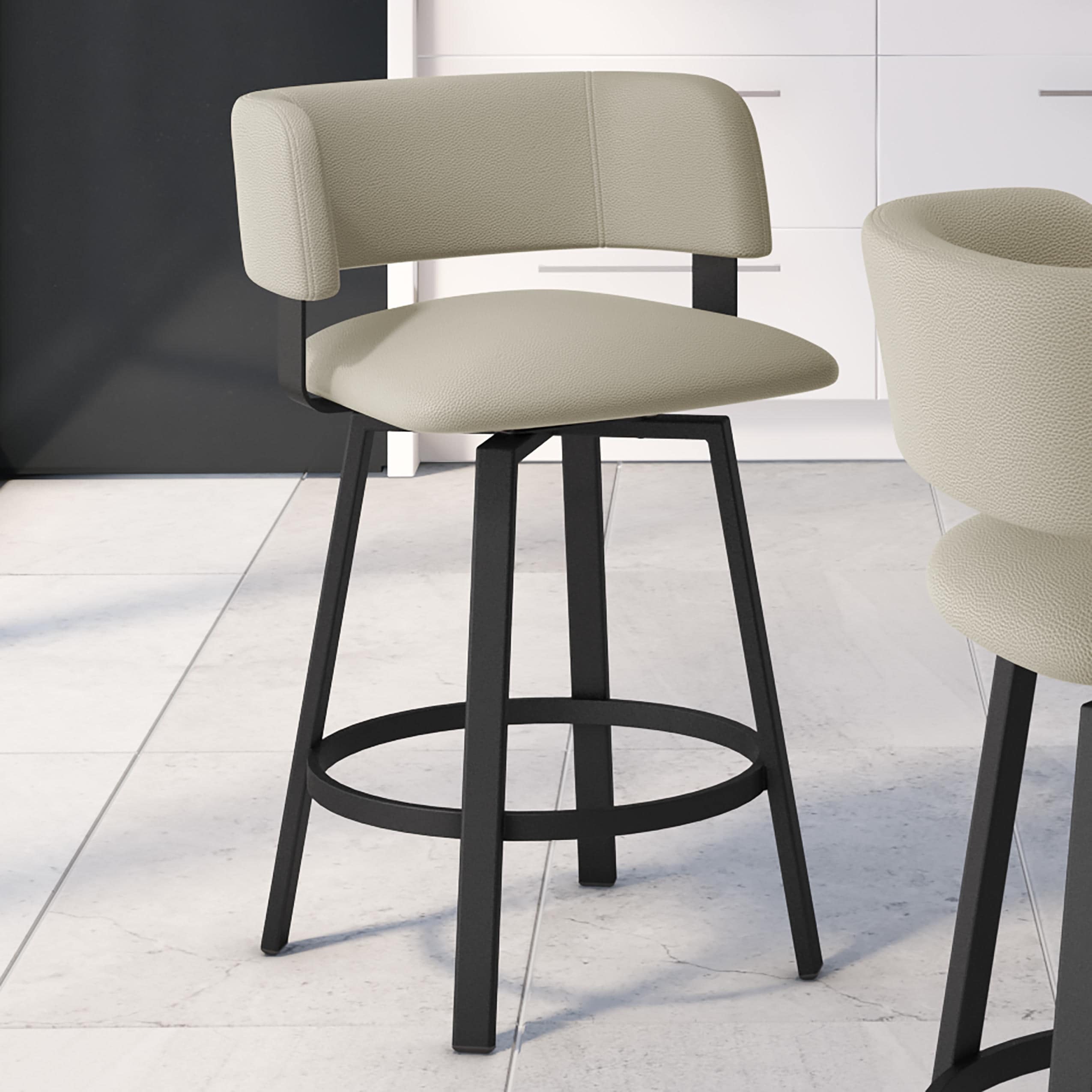 Strick Bolton Morris Swivel Metal Counter Stool