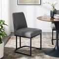 Porch Den Shadow Hills Upholstered Sled Base Dining Chair