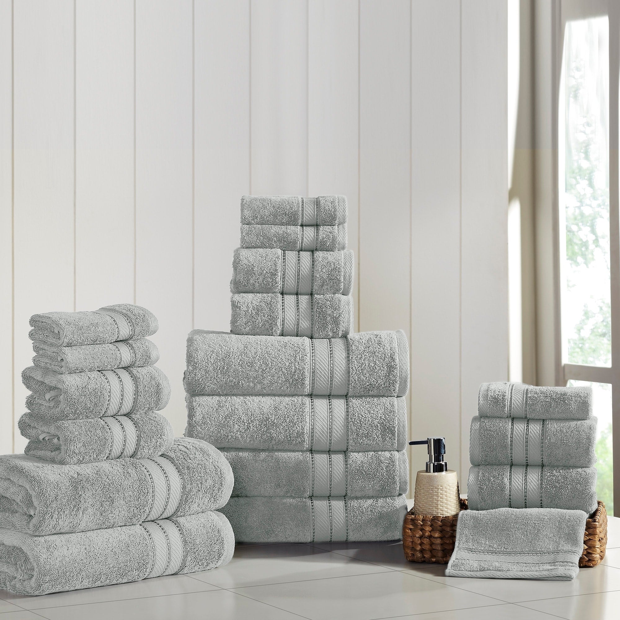 Amrapur Overseas 18 Piece Spunloft Towel Set N A