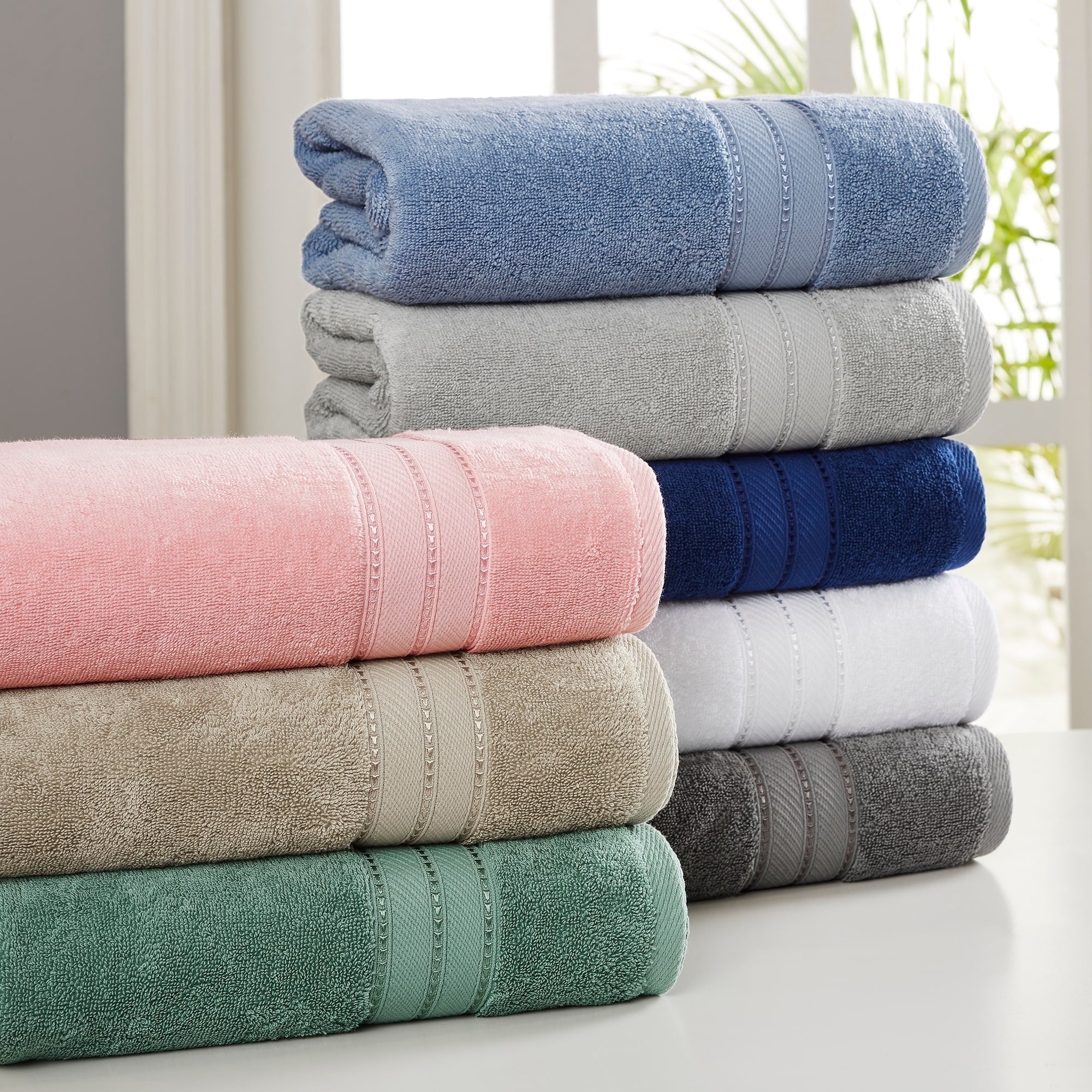 Amrapur Overseas 4 Pack Spunloft Bath Towel 30X54 N A