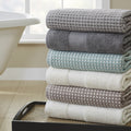 Amrapur Overseas 6 Piece Yarn Dyed Cobblestone Jacquard Towel Set N A