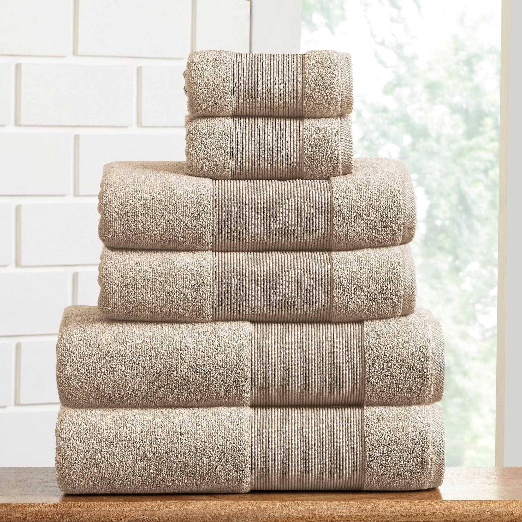 Amrapur Overseas Air Cloud 6 Piece Bath Towel Set
