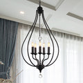Amriana 5 Light 18 Inch Antique Bronze Cage Pendant