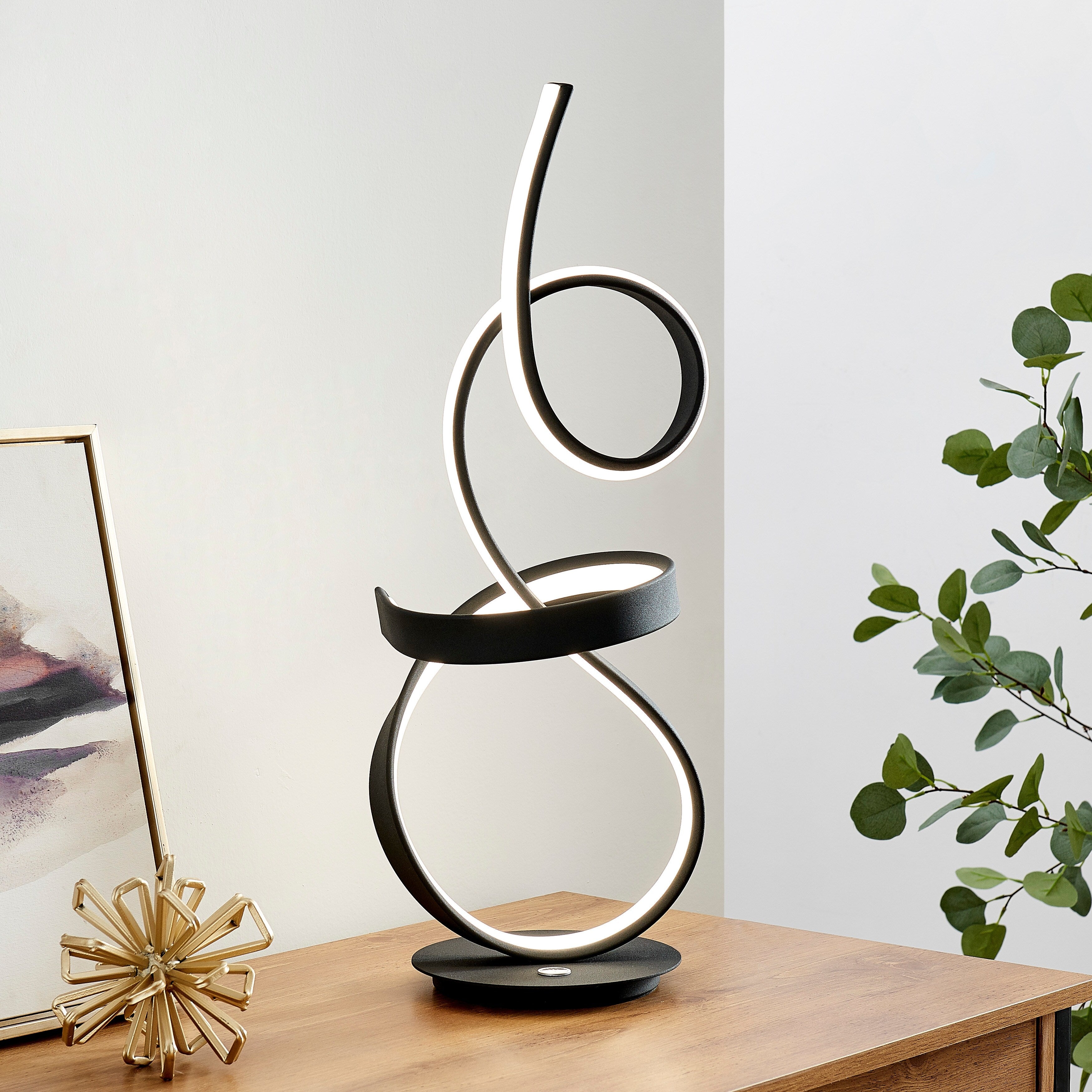 Amsterdam Led Table Lamp Chrome L