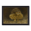 An Eagle Owl 1905 Bruno Liljefors Custom Framed Canvas