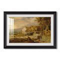 An Overshot Mill C 1802 1807 James Ward Custom Framed Print