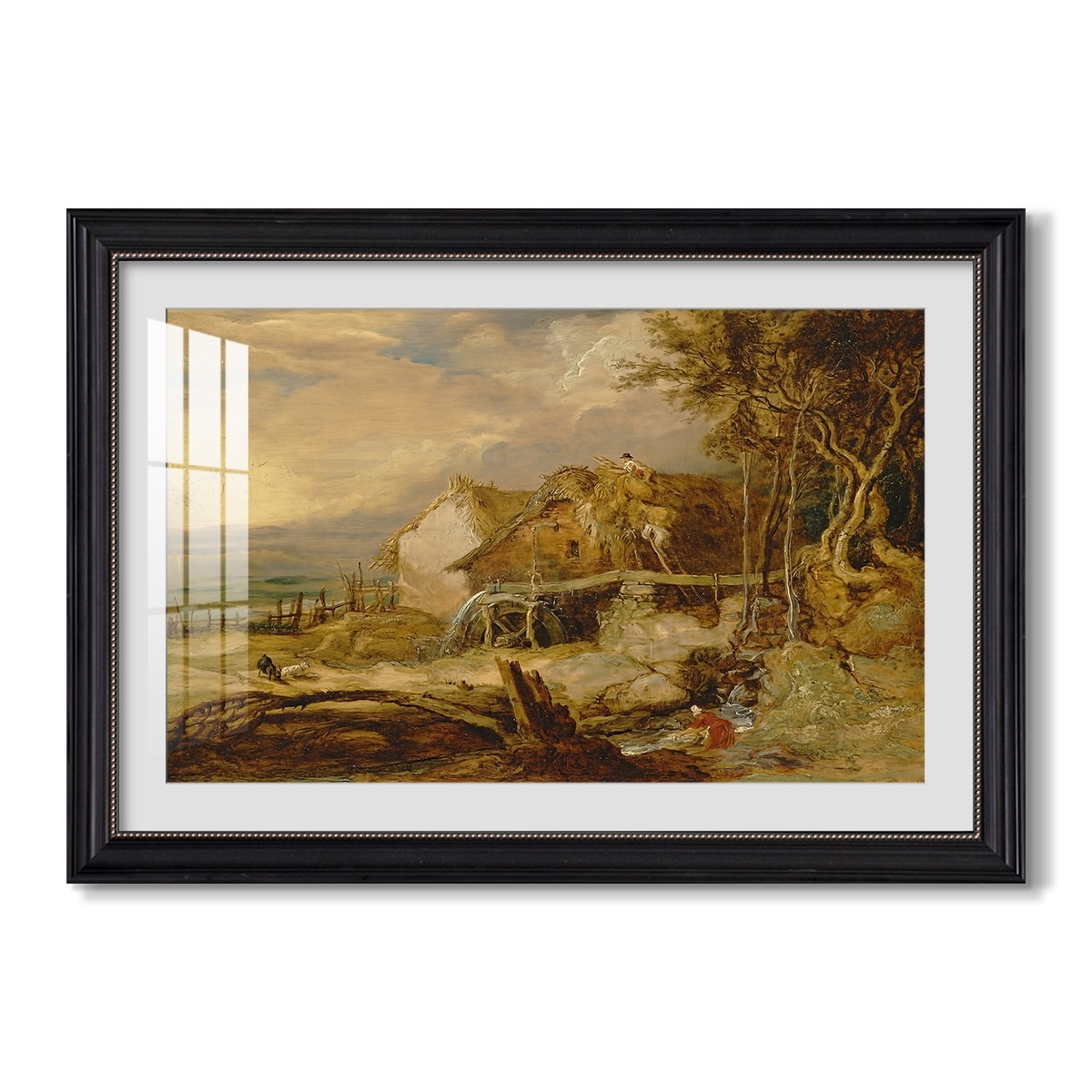 An Overshot Mill C 1802 1807 James Ward Custom Framed Print