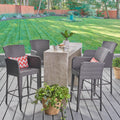 Anaya Outdoor 38 Inch Wicker Barstool By Christopher Knight Home