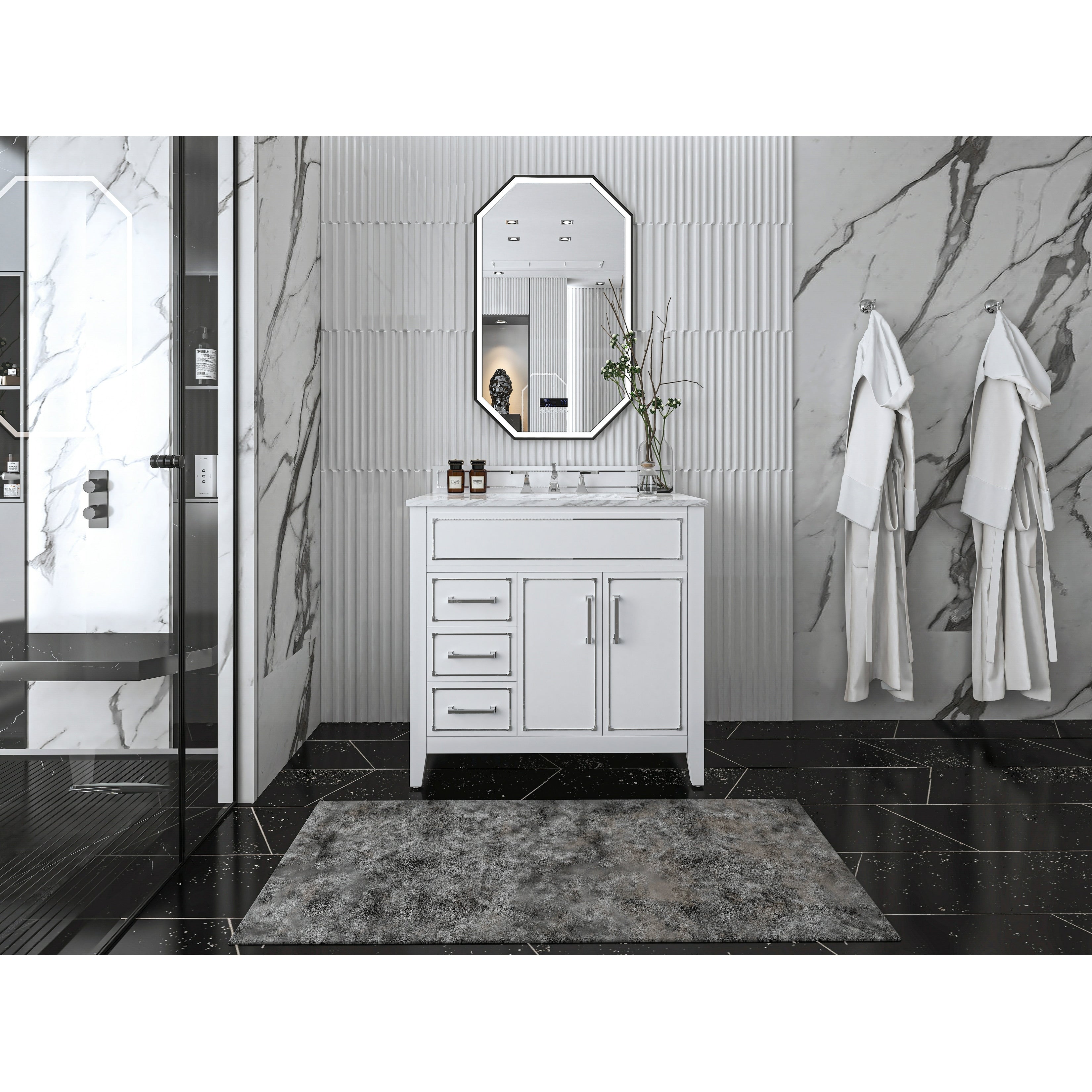 Ancerre Designs Aspen 36 In. Bathroom Vanity Set.