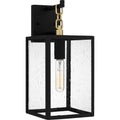 Anchorage 1 Light Outdoor Wall Mount In Matte Black