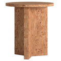 Anders 20 Wide Burled Side Table 20 Wide