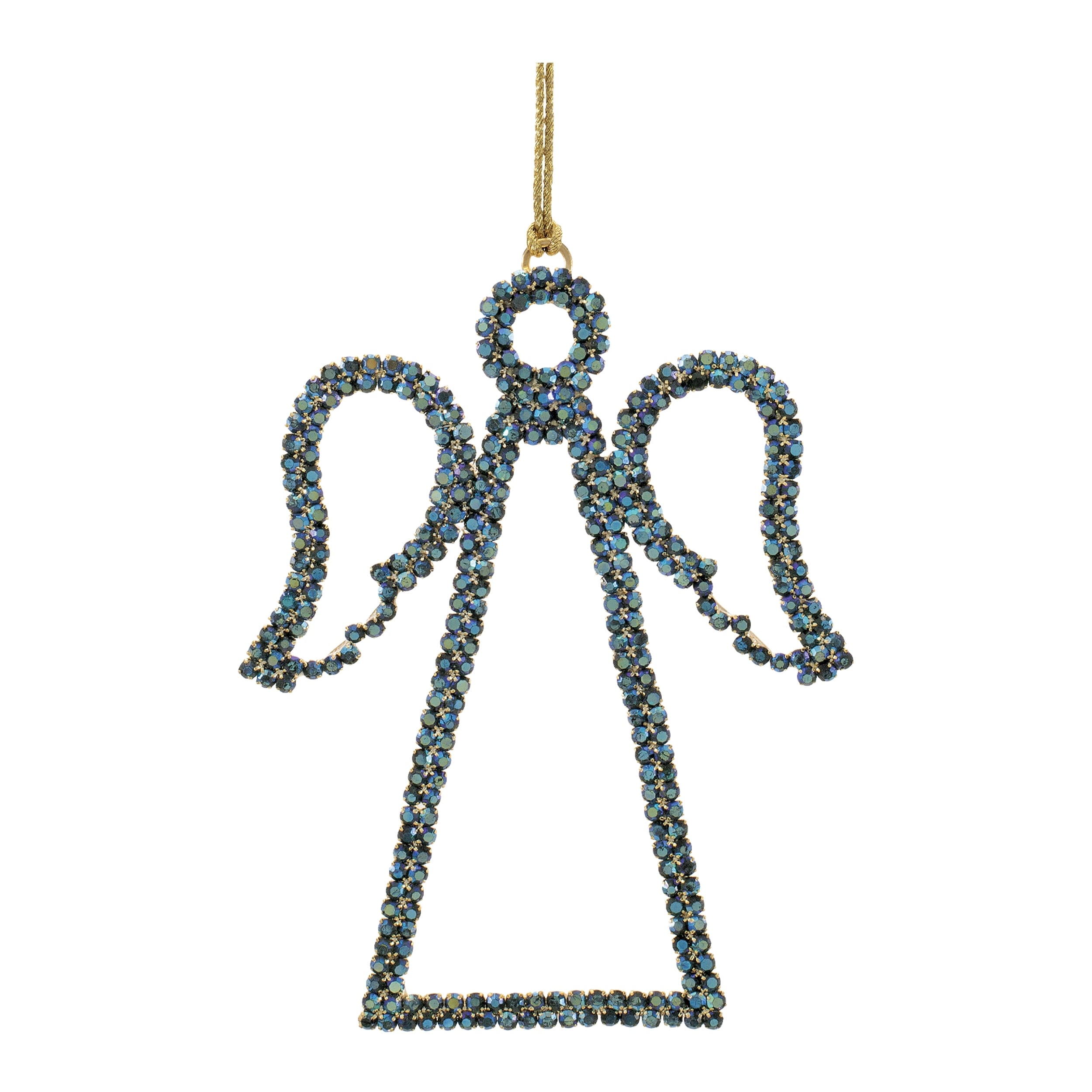 Angel Ornament Set Of 4 5.25 H Iron Acrylic