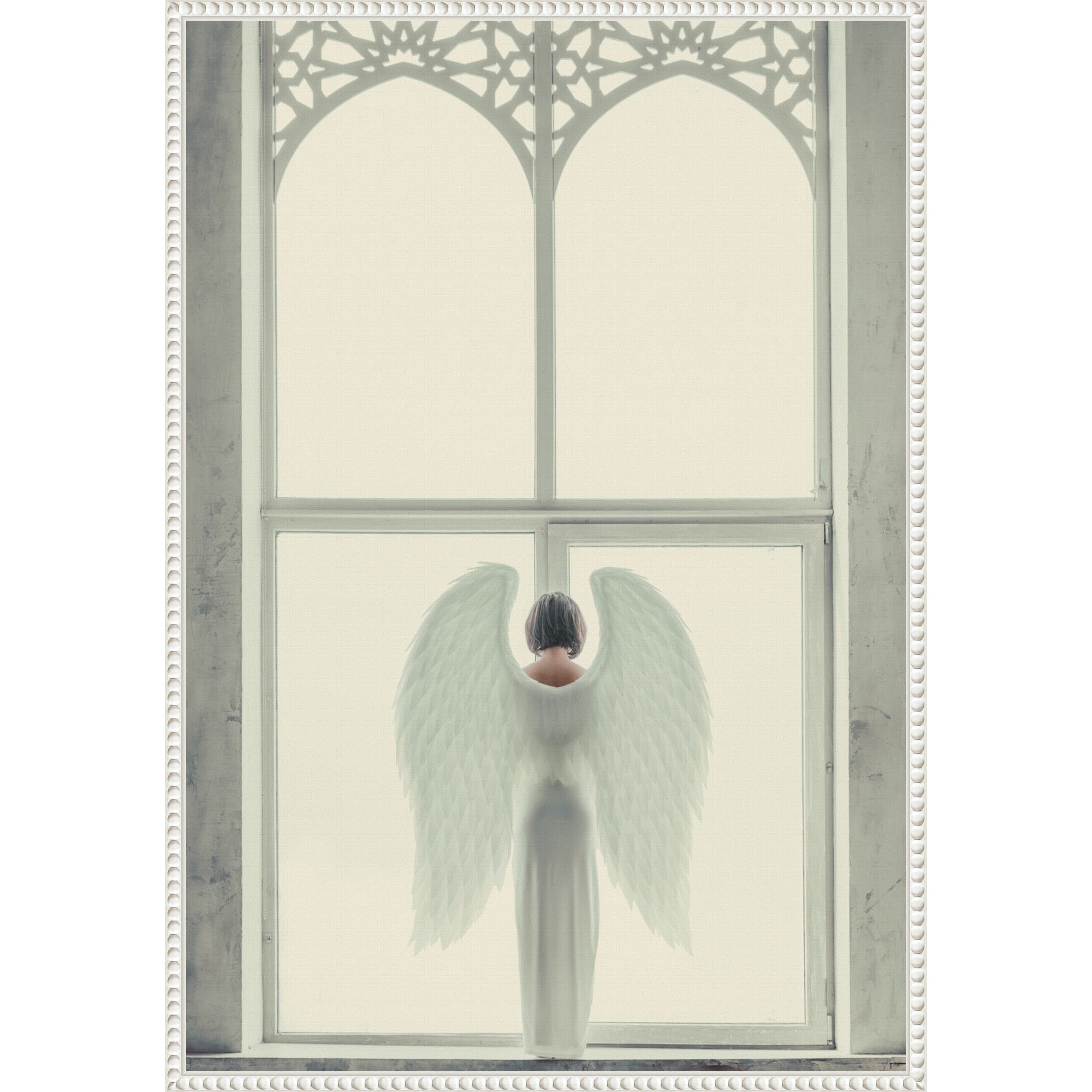 Angel Of Pleasure Christian Art By Inthemoment Framed Canvas Wall Art Print