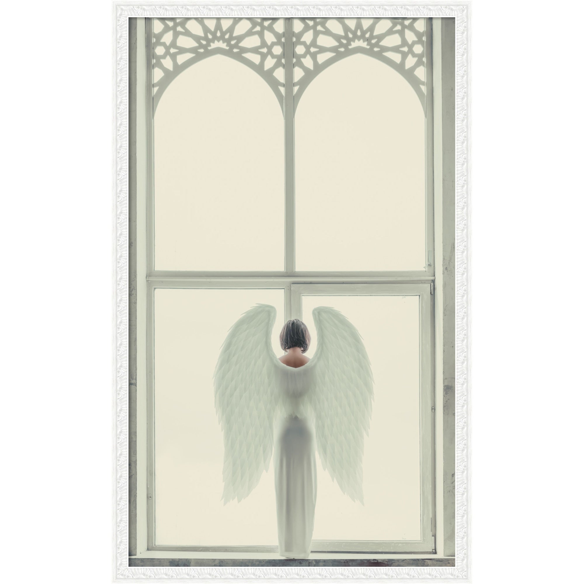 Angel Of Pleasure Christian Art By Inthemoment Framed Mounted Canvas Wall Art Print