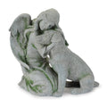 Angel With Dog Statue Set Of 2