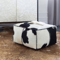 Animal Angela Square Hair On Hide Pouf 22 X 22 X 13