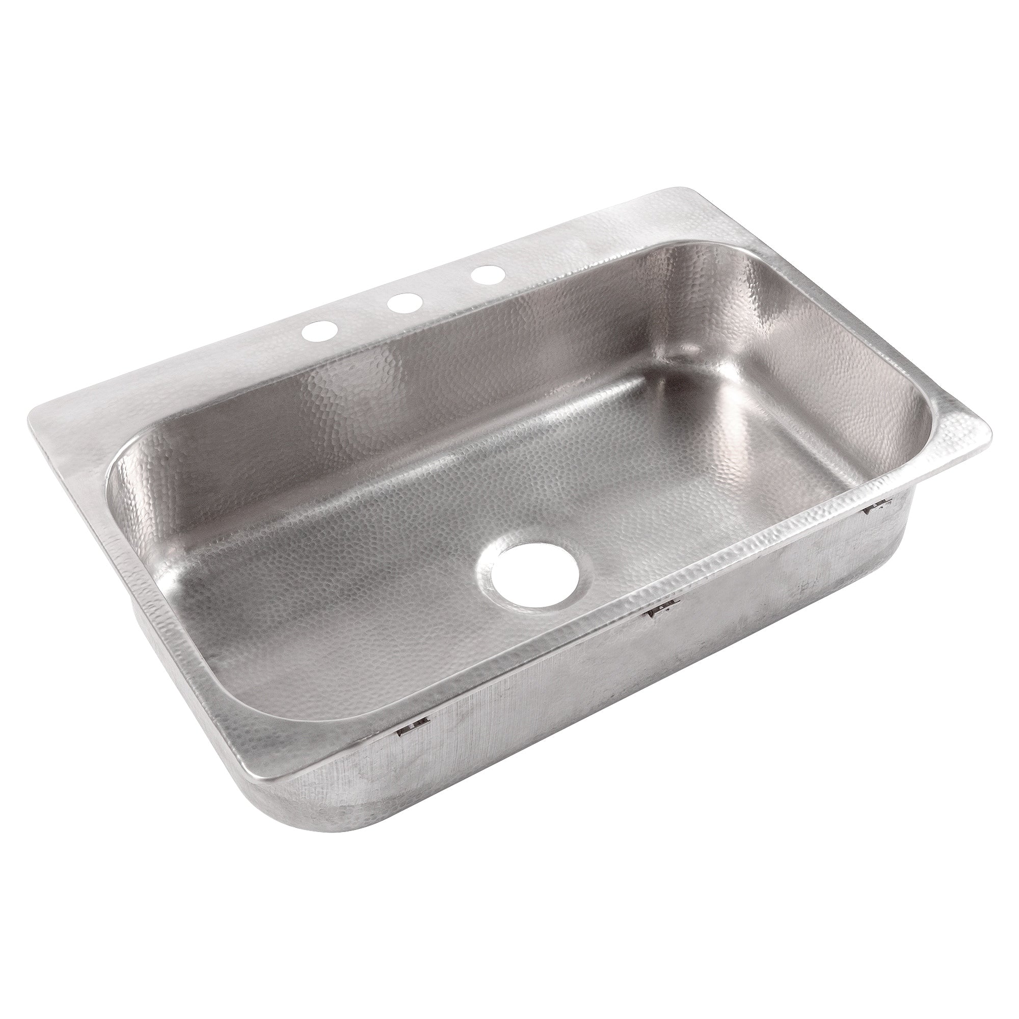 Graham Drop In Crafted Stainless Steel 33 In. Single Bowl Kitchen Sink 33 L X 22 W