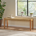 Angie Indoor Modern Industrial Acacia Wood Bench By Christopher Knight Home 43.25 W X 15.75 D X 16.25 H