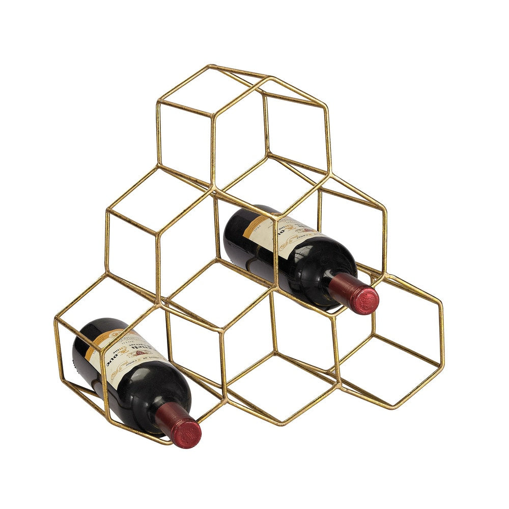 Elk Lighting Angular Study Hexagonal Wine Rack