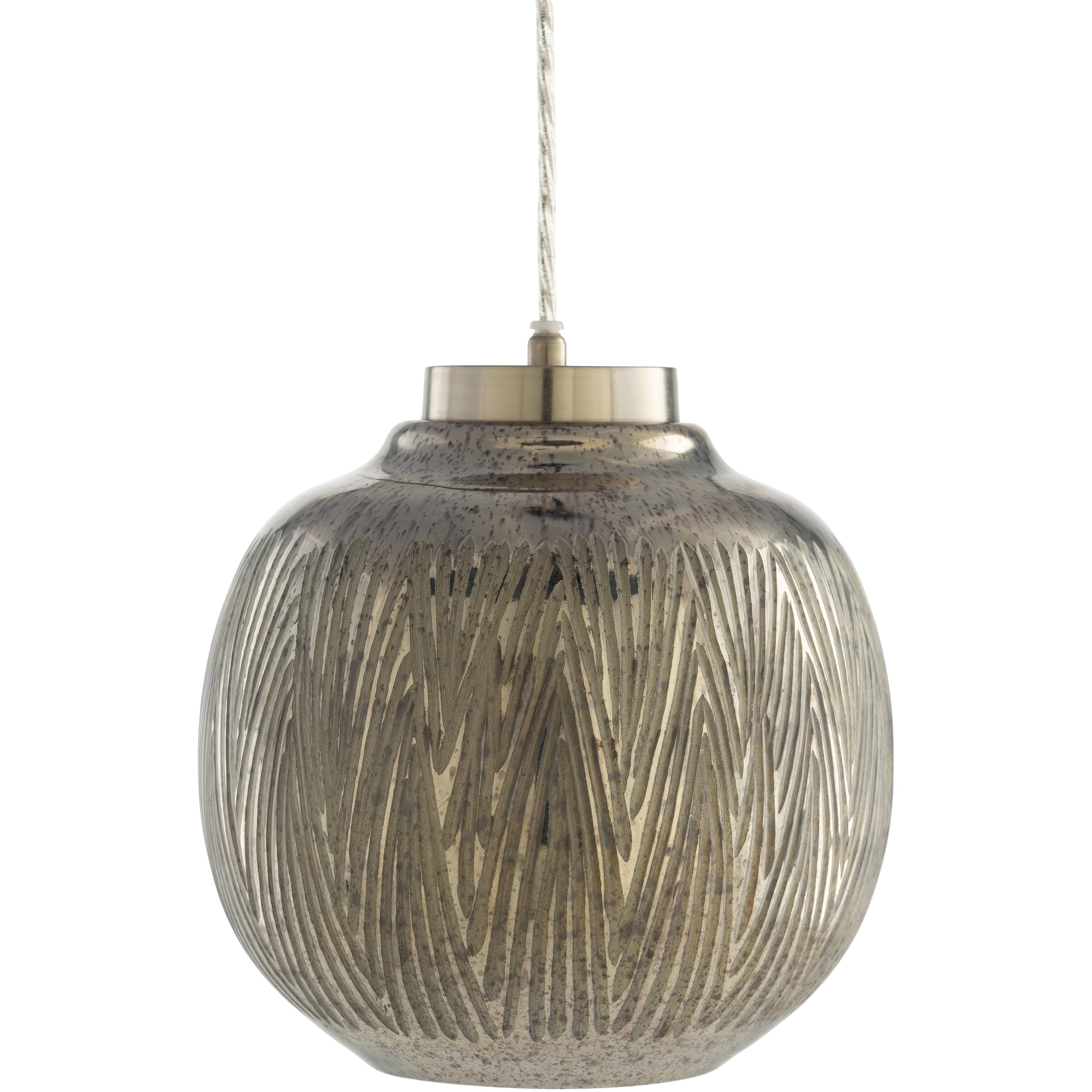 Ani Hand Finished Glass Globe 1 Light Pendant 10 H X 10 W X 10 D