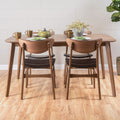 Anise Mid Century 5 Piece Rectangle Dining Set By Christopher Knight Home