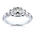 Annello By Kobelli Certified Platinum 1 3 4Ct Tdw Mixed Fancy Cut 5 Stone Diamond Ring H I Si1 Si2