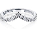 Annello By Kobelli Chevron Point Diamond Ring Gh I