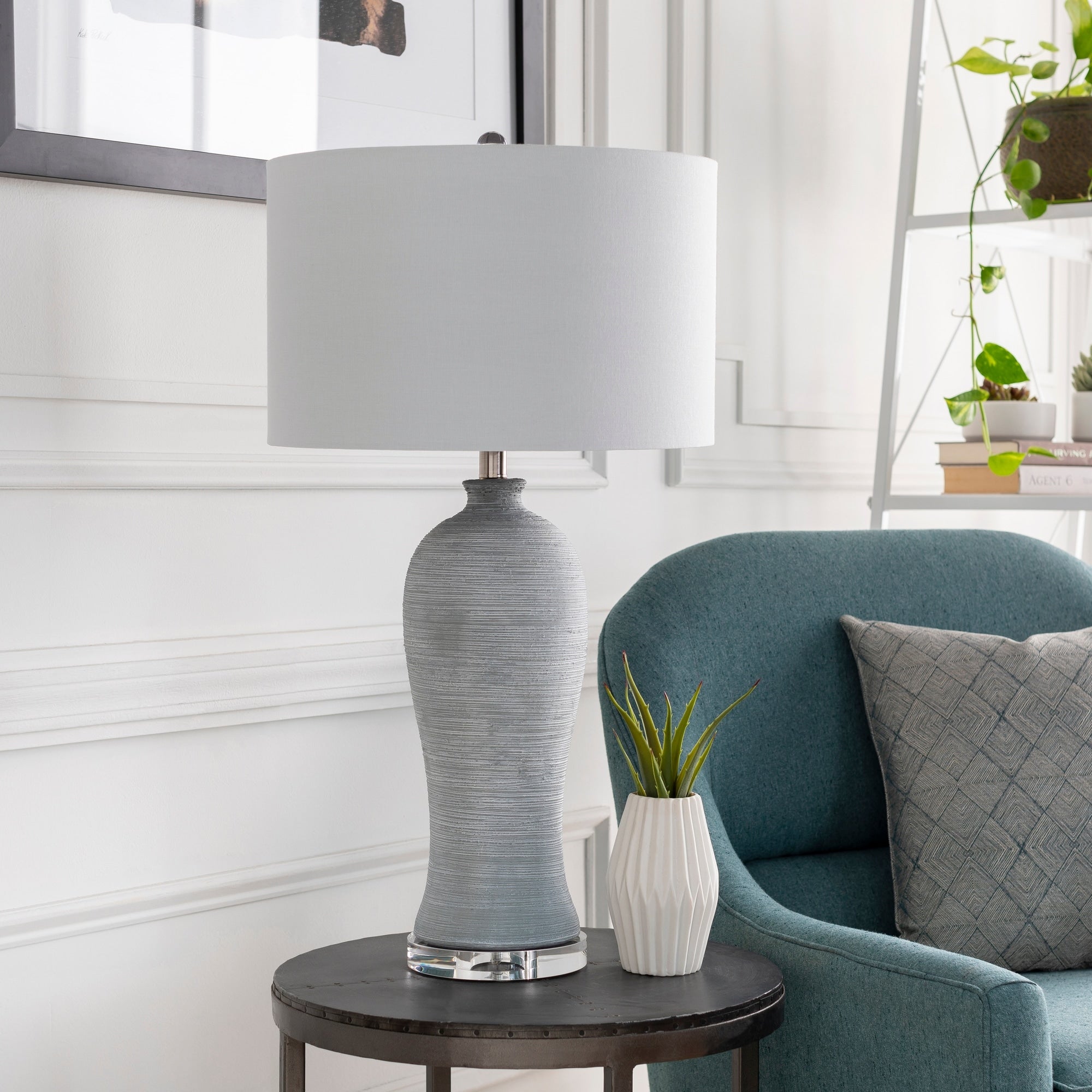 Annice 30.5 In. White Transitional Table Lamp