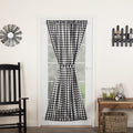 Vhc Brands Farmhouse Annie Buffalo Checkered Cotton Door Panel Curtains