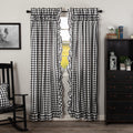 Vhc Brands Farmhouse Annie Buffalo Cotton Check Panel Pair With Rod Pocket