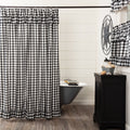 Farmhouse Bath Vhc Annie Buffalo Check Shower Curtain Rod Pocket Cotton Buffalo Check