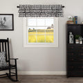 Vhc Brands Farmhouse Kitchen Annie Buffalo Checkered Cotton Ruffled Valance Curtains