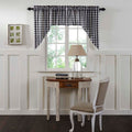 Annie Buffalo Check Lined Swag Set Of 2 36 X 36