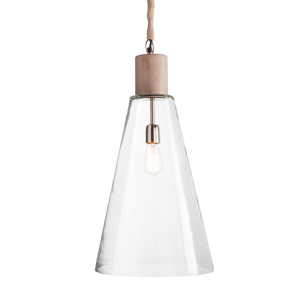 Anselm Pendant Whitewash Finish