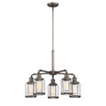 Anson 5 Light Chandelier Satin