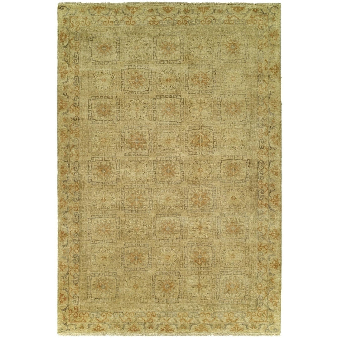 Antalya Earth Tones Hand Knotted Area Rug