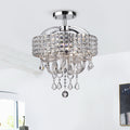 Antares 4 Light Chrome Semi Flush Mount Chrome Finish
