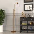 Antho Height Adjustble Brass Floor Lamp