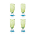 Antibes Bubble Mimosa Bellini Stemware Glasses Set Of 4