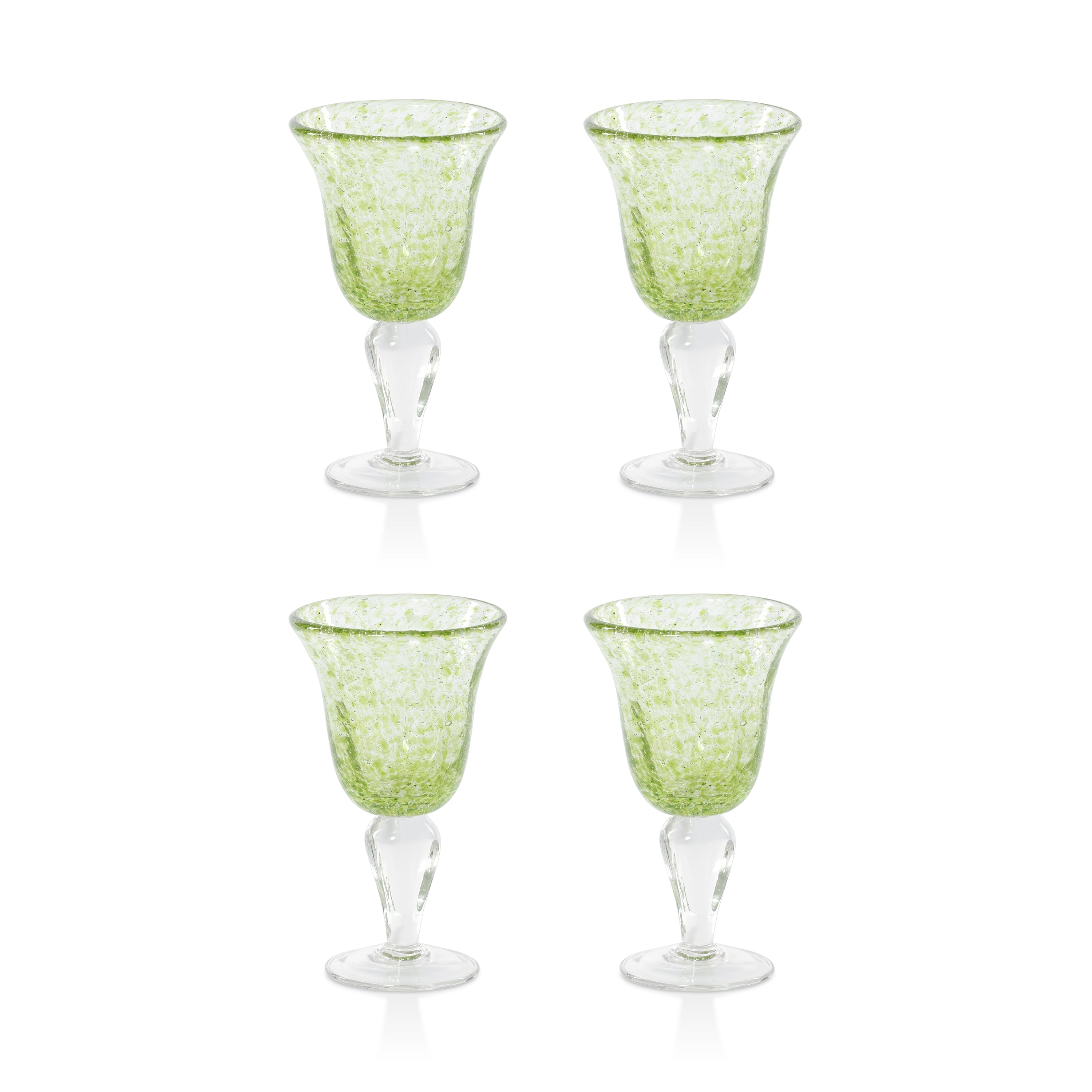 Antibes Bubble Wine Glasses Set Of 4