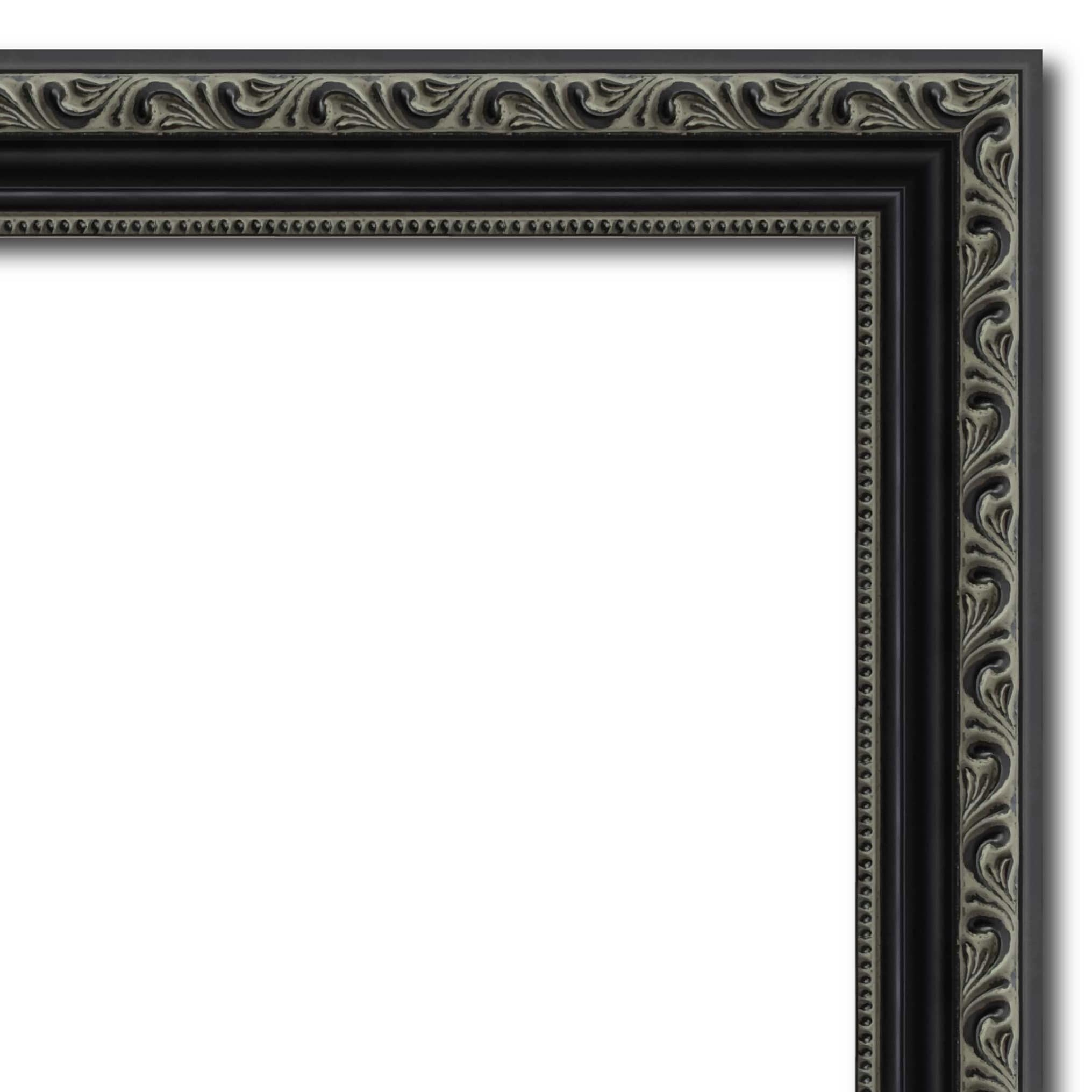 Antique Black Picture Frame Uv Acrylic Foam Board Backing Hanging Hardware