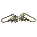 Instyledesign Antique Brass Cloud Curtain Holdback Set Set Of 2 N A